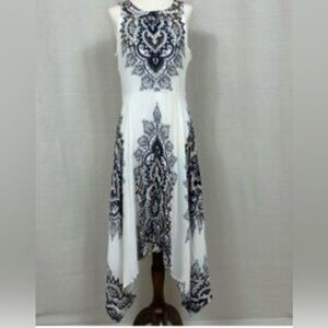 Chico's Blue and White High Low Dress #25